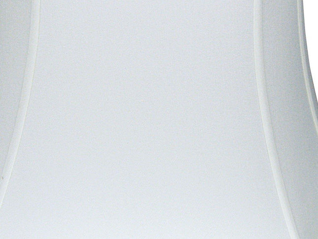 17" Snow Inverted Rectangle Shantung Lampshade