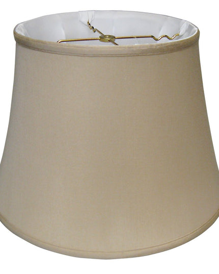 Brown Pongee Silk Bell Lamp Shade