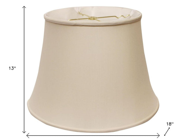 Champagne Pongee Silk Bell Lamp Shade