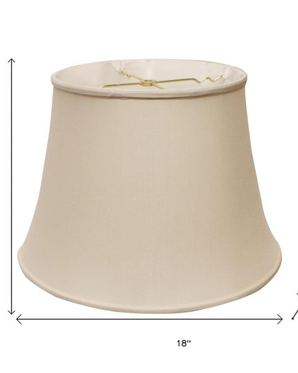 Champagne Pongee Silk Bell Lamp Shade