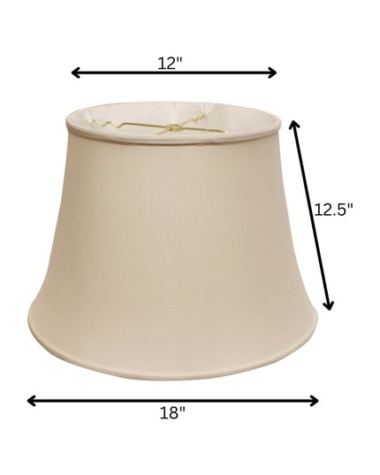 Champagne Pongee Silk Bell Lamp Shade
