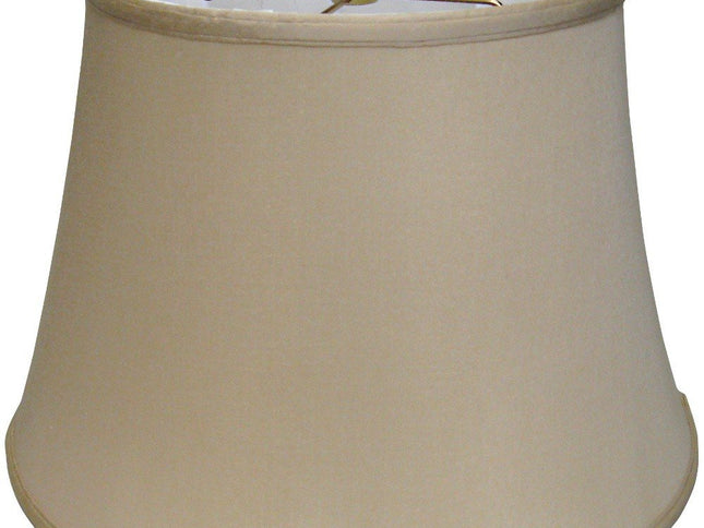 Brown Pongee Silk Bell Lamp Shade