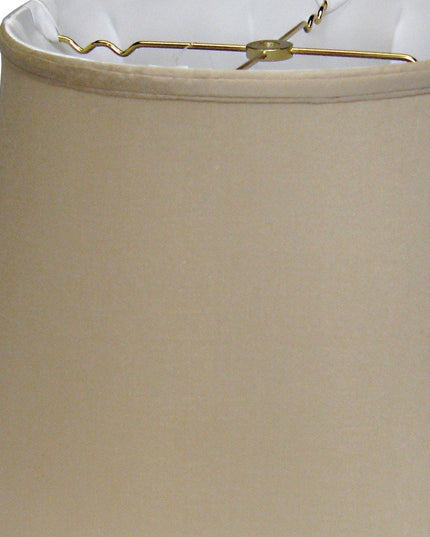 Brown Pongee Silk Bell Lamp Shade