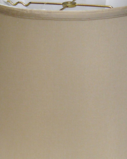 Brown Pongee Silk Bell Lamp Shade