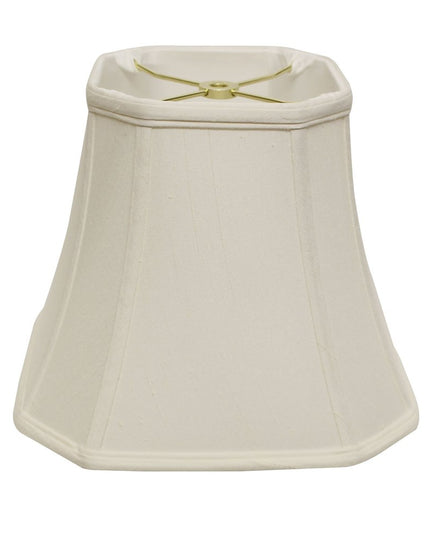 White Monay Shantung Silk Square Lamp Shade