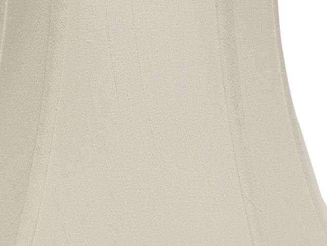 White Monay Shantung Silk Square Lamp Shade