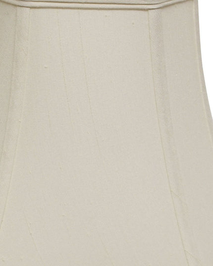 White Monay Shantung Silk Square Lamp Shade