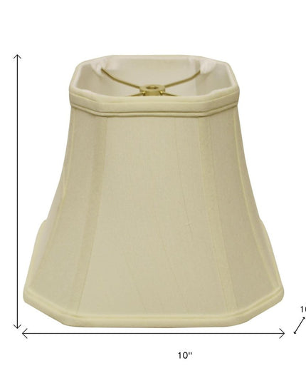 Ivory Monay Shantung Silk Square Lamp Shade