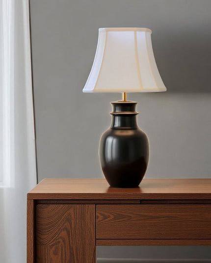 White Monay Shantung Silk Square Lamp Shade