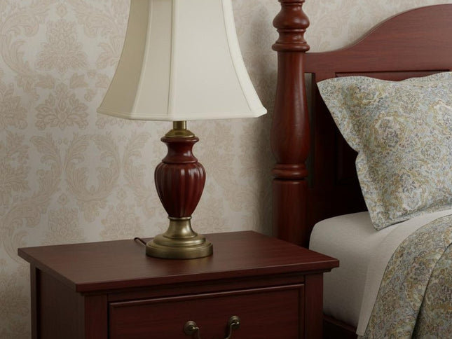 White Monay Shantung Silk Square Lamp Shade