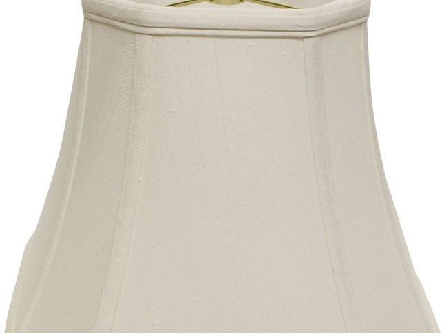 White Monay Shantung Silk Square Lamp Shade