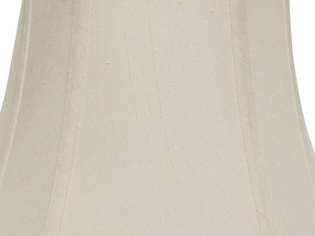 White Monay Shantung Silk Square Lamp Shade