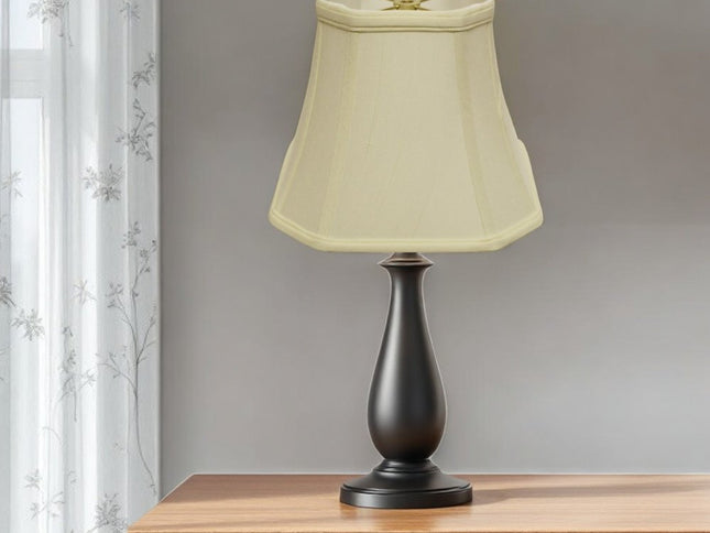 Ivory Monay Shantung Silk Square Lamp Shade