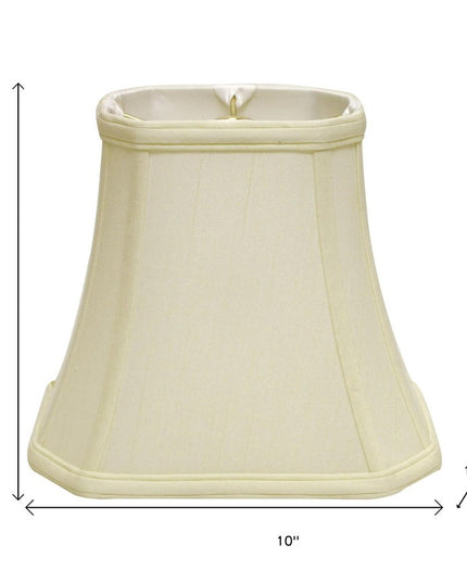 Ivory Monay Shantung Silk Bell Lamp Shade
