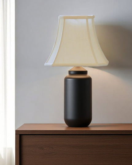 White Monay Shantung Silk Bell Lamp Shade