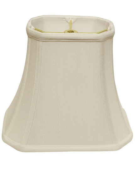 White Monay Shantung Silk Bell Lamp Shade