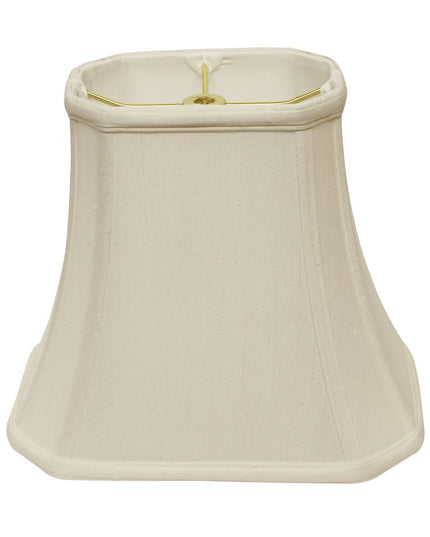 White Monay Shantung Silk Bell Lamp Shade