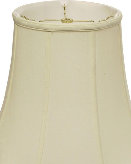 Ivory Monay Shantung Silk Bell Lamp Shade