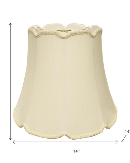 Ivory Monay Shantung Silk Empire Lamp Shade