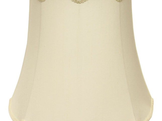 Ivory Monay Shantung Silk Empire Lamp Shade