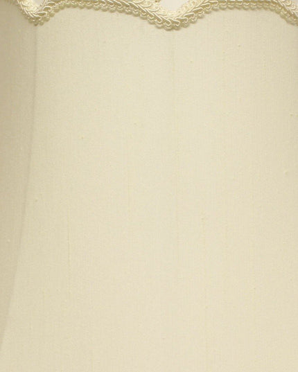 Ivory Monay Shantung Silk Empire Lamp Shade