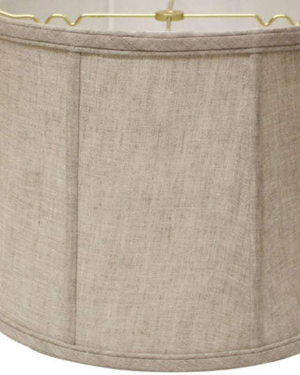 Cream Linen Drum Lamp Shade