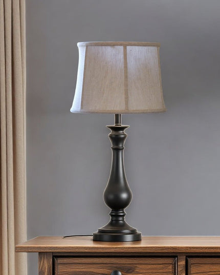 Cream Linen Drum Lamp Shade