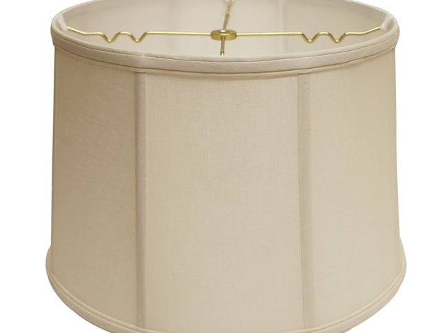 Vanilla Linen Drum Lamp Shade