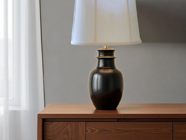 Vanilla Linen Drum Lamp Shade