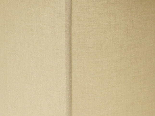 15" Pale Brown Throwback Drum Linen Lampshade