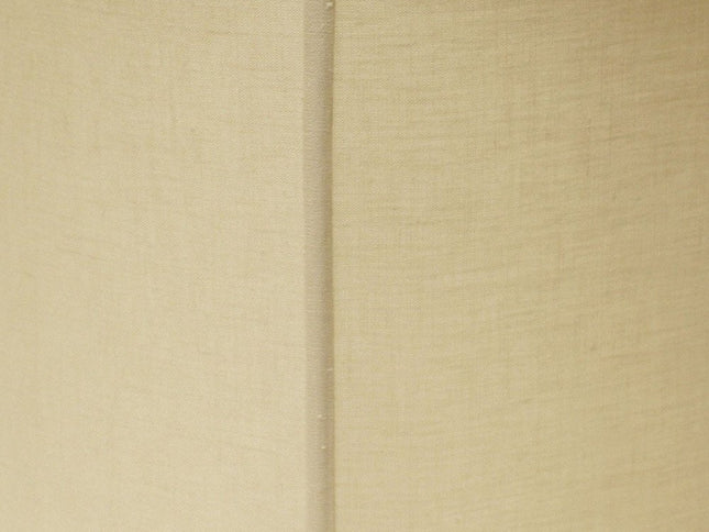 17" Pale Brown Throwback Drum Linen Lampshade