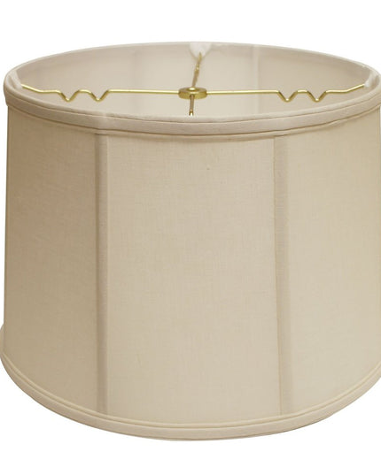 19" Off White Throwback Drum Linen Lampshade