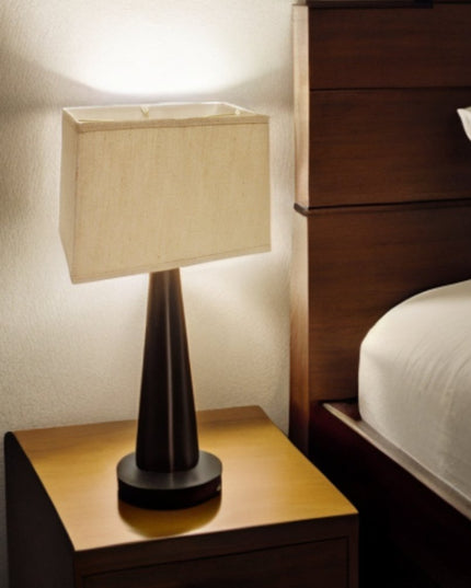 Gold Burlap Lamp Shade