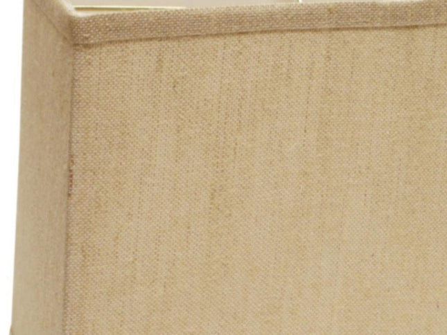 16" Golden Fiber Throwback Rectangle Burlap Lampshade