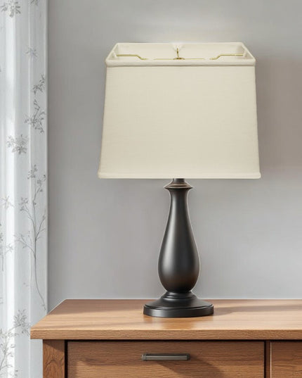 White Linen Lamp Shade