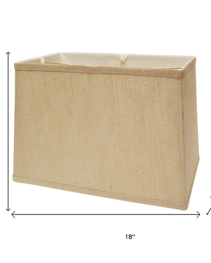 Gold Burlap Lamp Shade