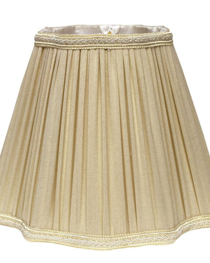 Taupe Shantung Silk Square Lamp Shade