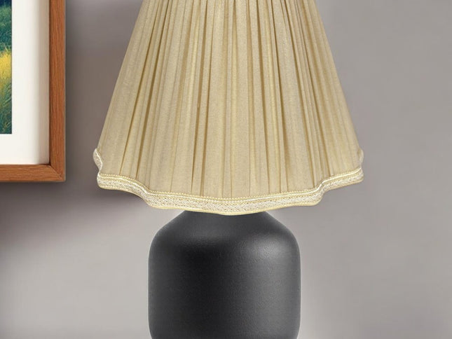 Taupe Shantung Silk Square Lamp Shade