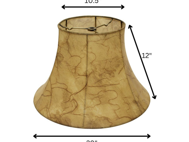 Light Yellow Parchment Bell Lamp Shade