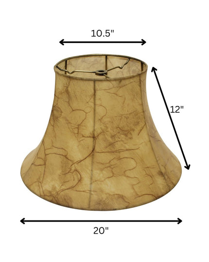 Light Yellow Parchment Bell Lamp Shade