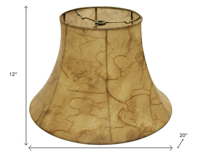 Light Yellow Parchment Bell Lamp Shade