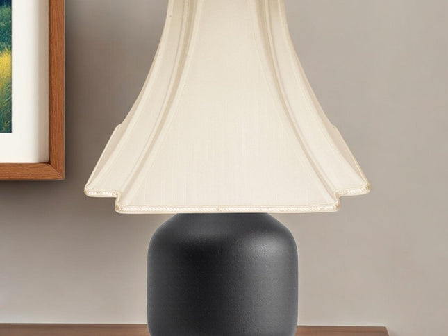 Ivory Shantung Silk Square Lamp Shade