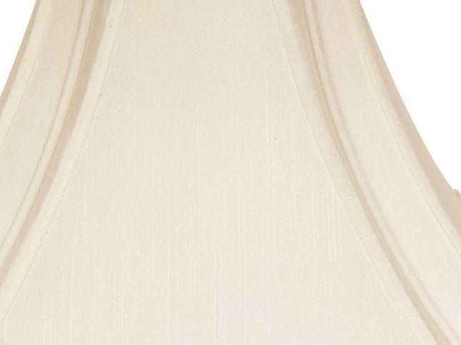 Ivory Shantung Silk Square Lamp Shade