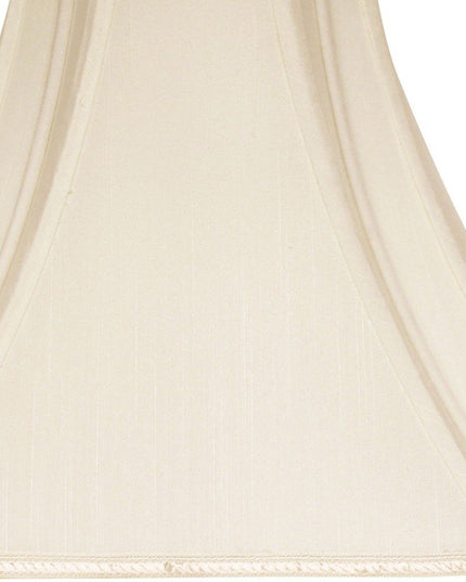 Ivory Shantung Silk Square Lamp Shade