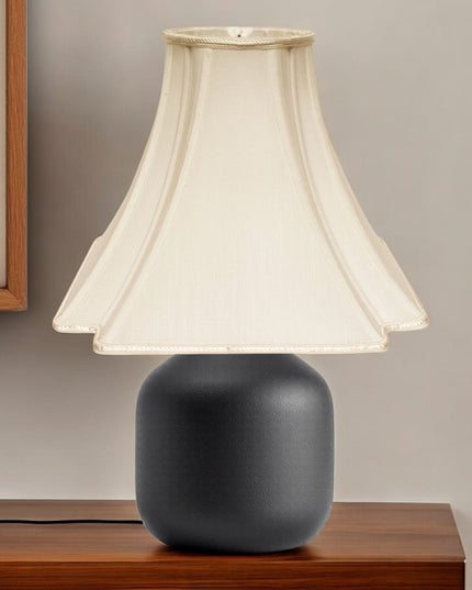 Ivory Shantung Silk Square Lamp Shade