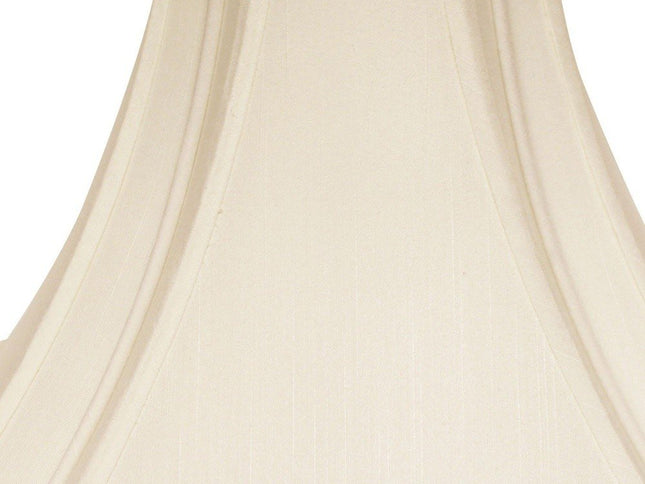 Ivory Shantung Silk Square Lamp Shade