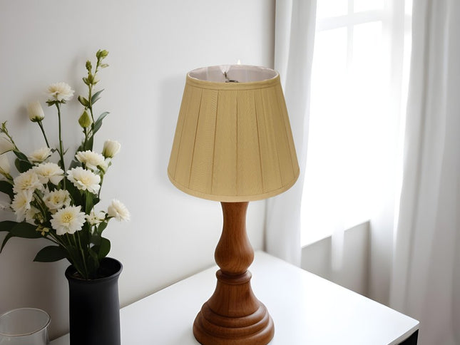 Camel Shantung Silk Empire Lamp Shade