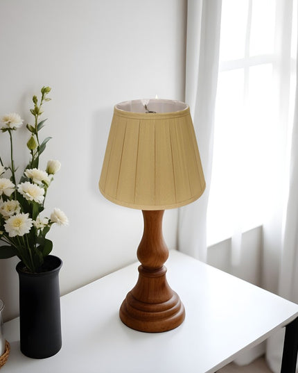 Camel Shantung Silk Empire Lamp Shade