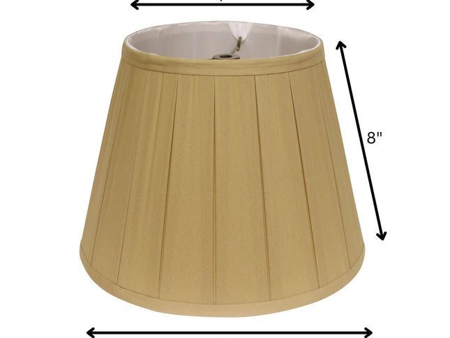 Camel Shantung Silk Empire Lamp Shade