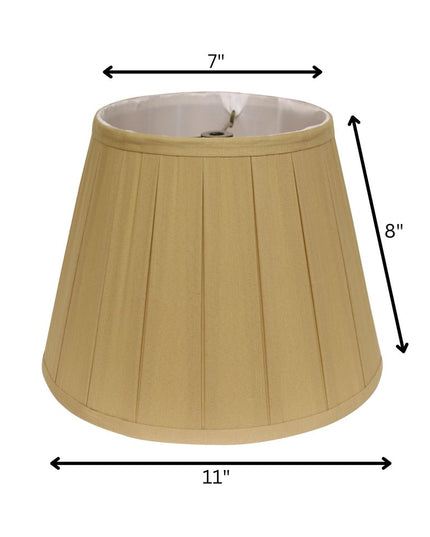Camel Shantung Silk Empire Lamp Shade